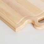 Доска разделочная и сервировочная "Модерн" с желобом для стока, с ручкой, МАССИВ, 28×20×2 см 5155431 Доска разделочная и сервировочная "Модерн" с желобом для стока, с ручкой, МАССИВ, 28×20×2 см 5155431