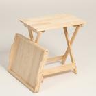 Столик для завтрака сервировочный Дарим Красиво, со съемным подносом, дерево - Фото 3