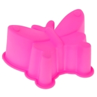 Форма силиконовая для выпечки Доляна «Бабочка», 9×6,5×4 см, цвет МИКС - Фото 1