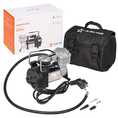 Компрессор 220 В в сумке 35 л/мин, 6 АТМ, от сети 220 В