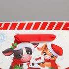 Пакет ламинированный горизонтальный «Новогодняя посылка», MS 23 × 18 × 10 см - Фото 3