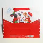 Пакет ламинированный горизонтальный «Новогодняя посылка», ML 27 × 23 × 11,5 см - Фото 4