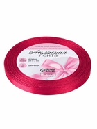 Лента атласная, 6 мм, 23±1 м, ярко-розовая №72 - Фото 5