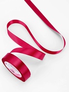 Лента атласная, 20 мм, 23±1 м, розовая - Фото 3