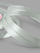 Лента атласная, 10 мм, 23±1 м, цвет серебряный №176 - Фото 3