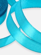 Лента атласная, 12 мм, 23±1 м, голубая №47 - Фото 5