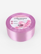 Лента атласная, 40 мм, 23±1 м, сиреневая №141 - Фото 4