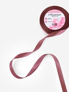 Лента атласная, 12 мм, 23±1 м, бурая - Фото 2