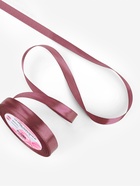 Лента атласная, 12 мм, 23±1 м, бурая - Фото 3