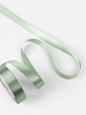 Лента атласная, 20 мм, 23±1 м, нежно-зелёная №65 (комплект 3 шт)