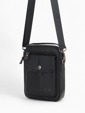 Сумка мужская, Fidelio Largo, 19×7×24 см, чёрная 5277214