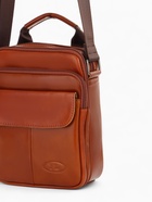 Сумка мужская, Fidelio Largo, 19×8×23 см, коричневая - Фото 14