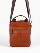 Сумка мужская, Fidelio Largo, 19×8×23 см, коричневая - Фото 4