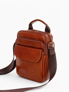 Сумка мужская, Fidelio Largo, 19×8×23 см, коричневая - Фото 9