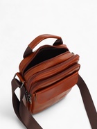 Сумка мужская, Fidelio Largo, 19×8×23 см, коричневая - Фото 10