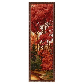 Гобеленовая картина "Лес багряный" 35х110 (38х113) см