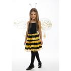 Карнавальный костюм «Пчёлка», юбка, ободок, крылья, рост 122-128 см - фото 4792324