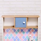 Игровая мебель «Детская кухня», цвет корпуса бело-бежевый, цвет фасада бело-голубой, фартук ромб - Фото 3