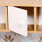 Игровая мебель «Детская кухня», цвет корпуса бело-бежевый, цвет фасада бело-розовый, фартук цветы - Фото 5