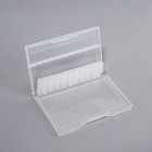 Органайзер для фрез, 10 отделений, 8.2×5.8 см, прозрачный - Фото 2