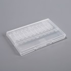 Органайзер для фрез, 10 отделений, 8.2×5.8 см, прозрачный - Фото 3