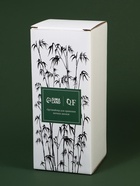 Органайзер для ватных дисков, с крышкой, d=6.5×18 см, прозрачный, коричневый - Фото 6