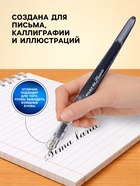 Перьевая ручка Pilot. PLUMIX NEON, узел 0.58 мм, чёрный корпус - Фото 2
