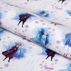 Бумага упаковочная глянцевая "С Новым Годом!" Холодное сердце,70 х100 см - Фото 1