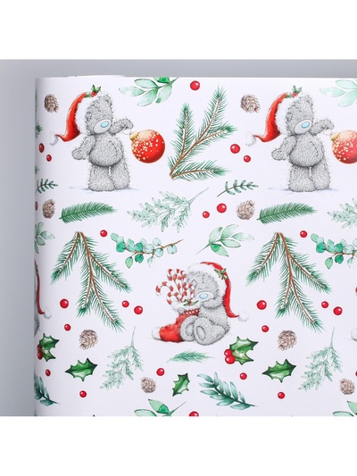 Бумага упаковочная глянцевая «С Новым Годом!», 50×70 см