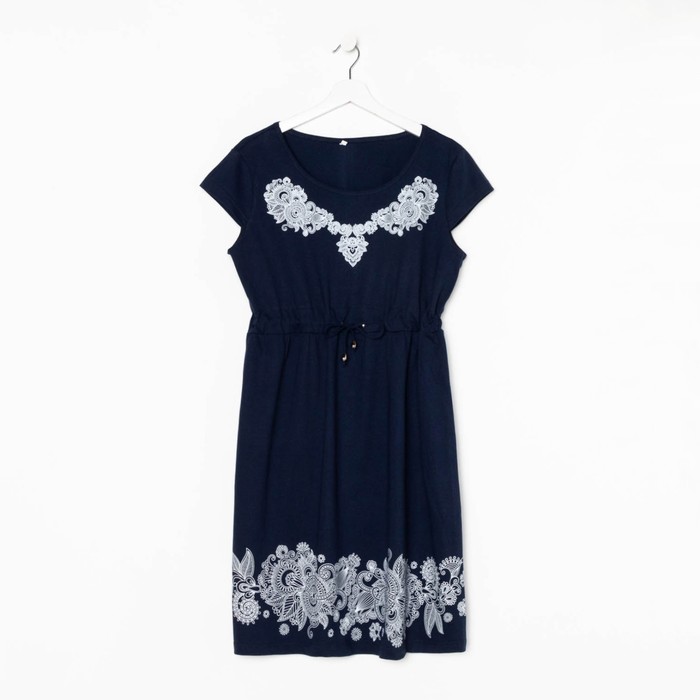 Платье женское «Катерина», цвет тёмно-синий, размер 56 - Фото 1