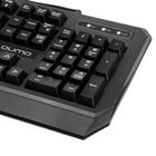 Клавиатура Qumo Base K59, проводная, мембранная, 104 клавиши, USB, подсветка, чёрная - фото 8918706