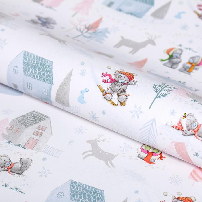 Бумага упаковочная «Новый год» 70 х 100 см, Me To You - Фото 1