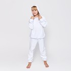 Комплект детский (худи, брюки) MINAKU: Casual Collection KIDS цвет белый, рост 104 5261016 - фото 1533543