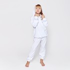Комплект детский (худи, брюки) MINAKU: Casual Collection KIDS цвет белый, рост 116 - Фото 7