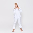 Комплект детский (худи, брюки) MINAKU: Casual Collection KIDS цвет белый, рост 122 - Фото 8