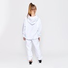 Комплект детский (худи, брюки) MINAKU: Casual Collection KIDS цвет белый, рост 146 - Фото 5