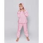 Комплект для девочки (худи, брюки) MINAKU: Casual Collection KIDS цвет св-розовый, рост 146 - Фото 4