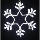Светодиодное панно «Снежинка», 40 × 40 × 5 см, 15 Вт, 220 В - фото 2162438