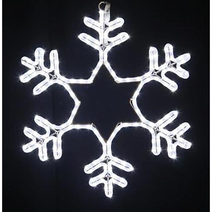 Светодиодное панно «Снежинка», 60 × 60 × 5 см, 24 Вт, 220 В