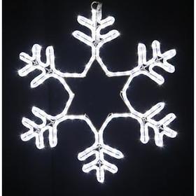 Светодиодное панно «Снежинка», 80 × 80 × 5 см, 30 Вт, 220 В