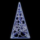 Светодиодная фигура «Ёлка трёхгранная», 70 × 150 × 70 см, 24 Вт, 220 В - фото 296696894