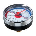 Термоманометр CTM, аксиальный, Дк 80 мм, 1 МПа, наружная резьба 1/4", 120°С - Фото 1