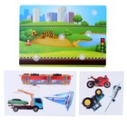 Развивающая игра на липучках «Изучаем транспорт вместе», методика Домана, с обучающими карточками по методике Глена Домана - Фото 3