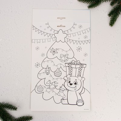Игра на липучках «Новый год! Ёлочка Деда Мороза»
