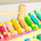 Логический центр 4 в 1 «Рыбалка, стучалка, металлофон, крутилка» 12.5×12.5×24.5 см - Фото 6