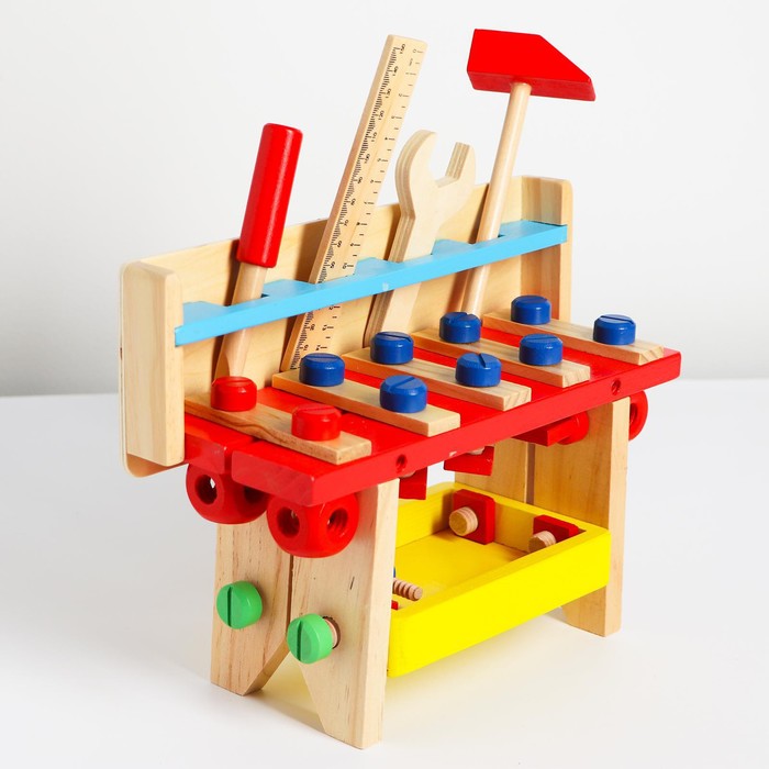 Игровой набор «Столярная мастерская» 28×10×28 см - Фото 1
