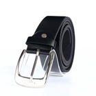 Ремень мужской, ширина 3.6 см, винт, пряжка металл, чёрный - Фото 2