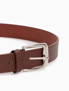 Ремень мужской, 120×3.6 см, гладкий, винт, пряжка металл, коричневый - Фото 4