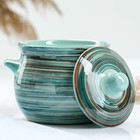 Горшочек для запекания Борисовская керамика «Скандинавия», 650 мл, 12.5×11.5 см, голубой - Фото 2