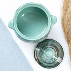 Горшочек для запекания Борисовская керамика «Скандинавия», 650 мл, 12.5×11.5 см, голубой - Фото 3